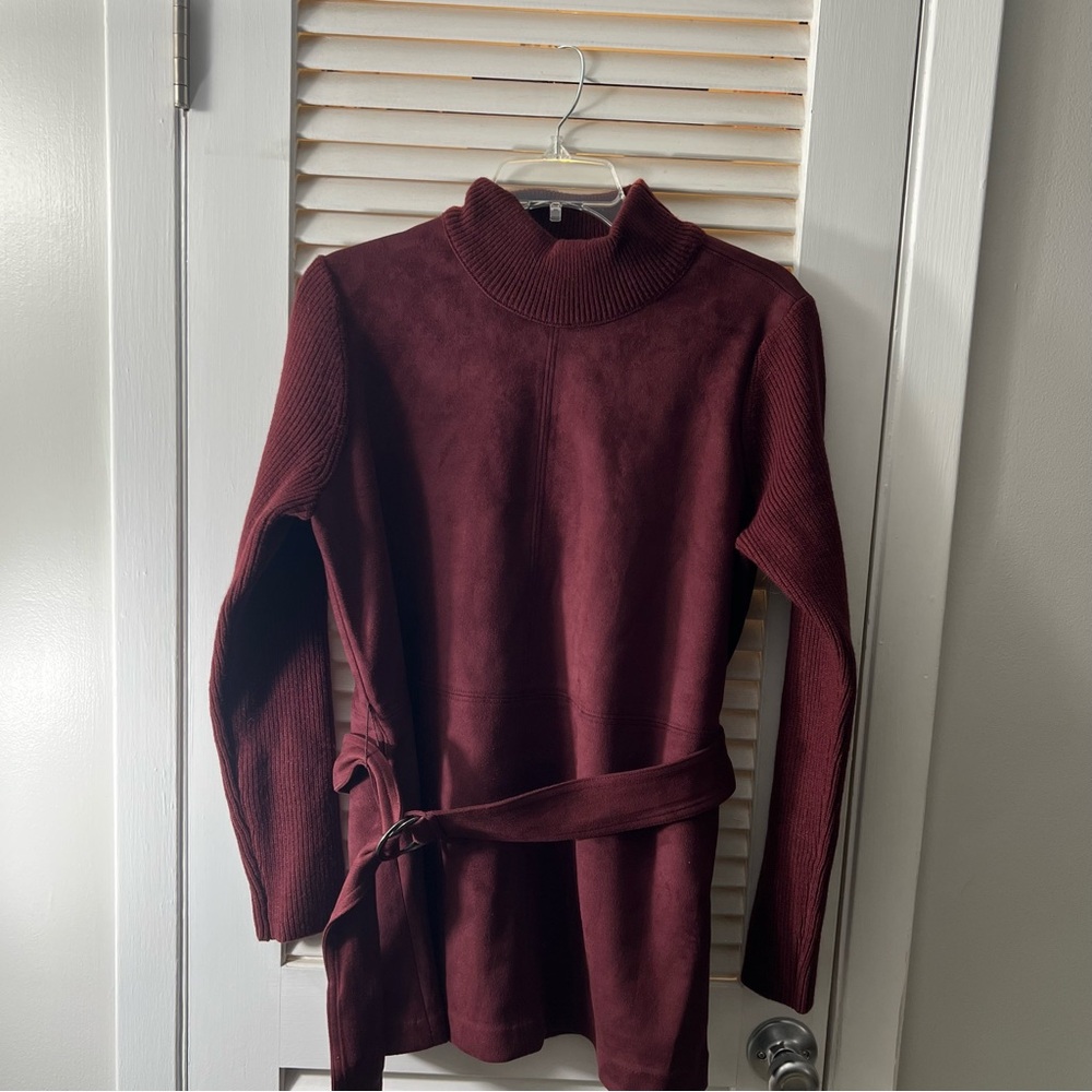 Ann Taylor Deep Red Knit Sweater